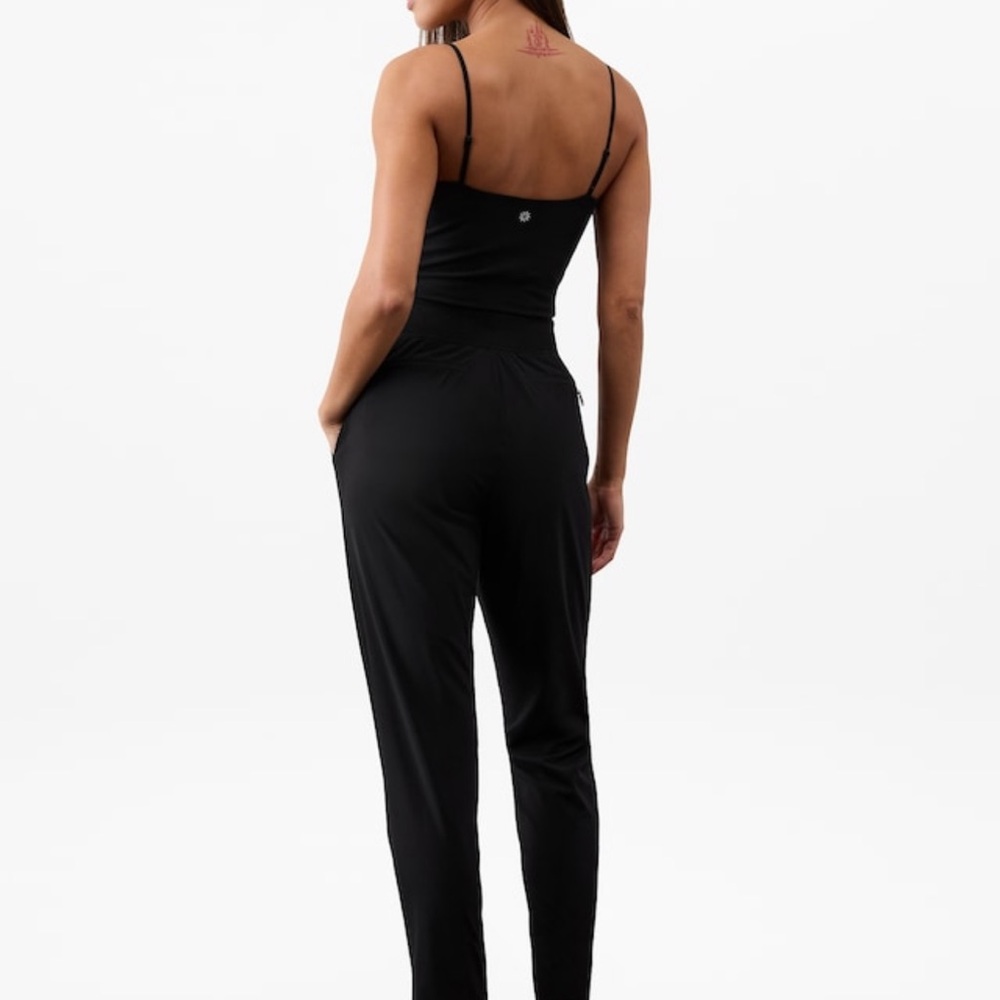 Athleta Brooklyn Mid Rise ankle pants tall size 6, black - Picture 6 of 15